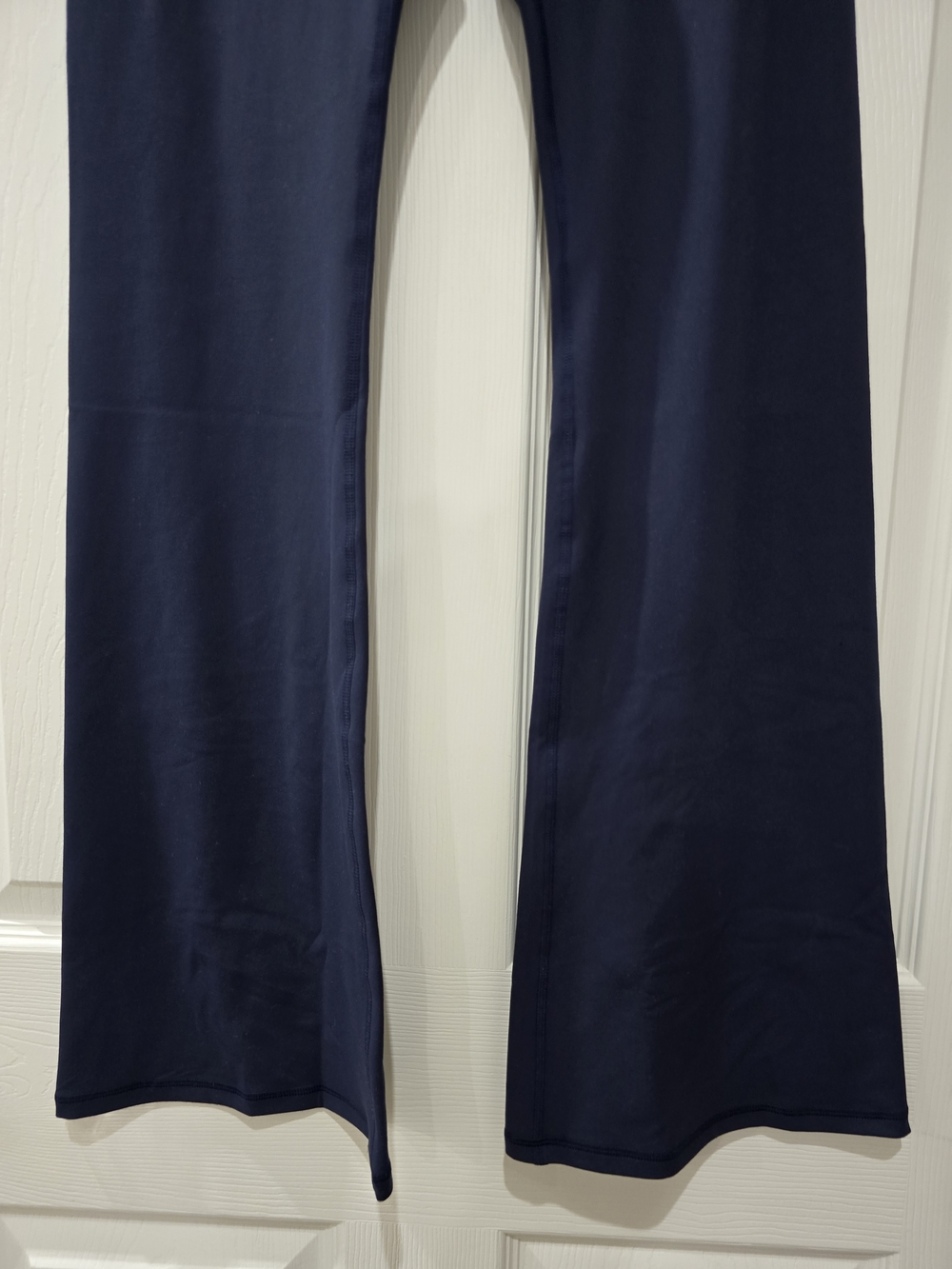 Fabletics Navy Flared Cropped Active Leggings - Picture 3 of 7